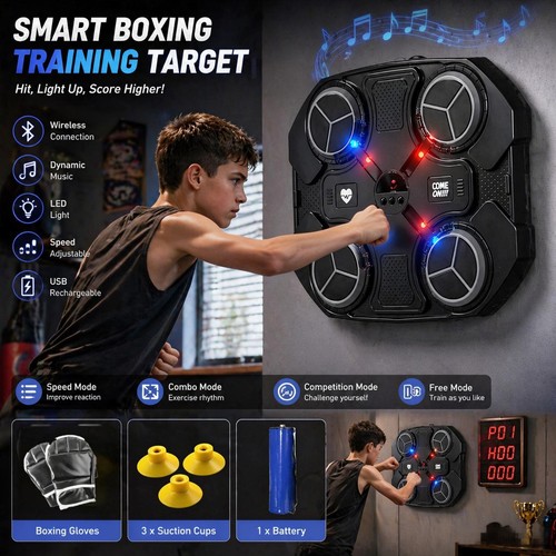 Music boxing machine target - music,
